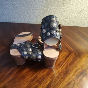 Jeffery Campbell/Free People Seneca-St Sandal Heels Size 8 (2.5 inch heel)